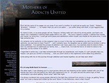 Tablet Screenshot of mothersofaddicts.com